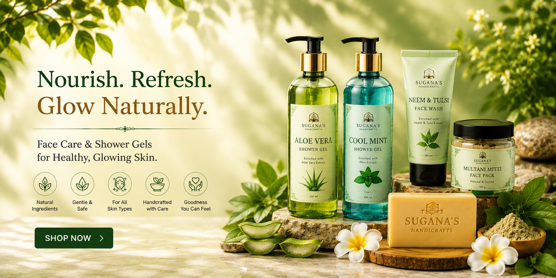 Face Care & Shower Gels for Healthy, Glowing Skin